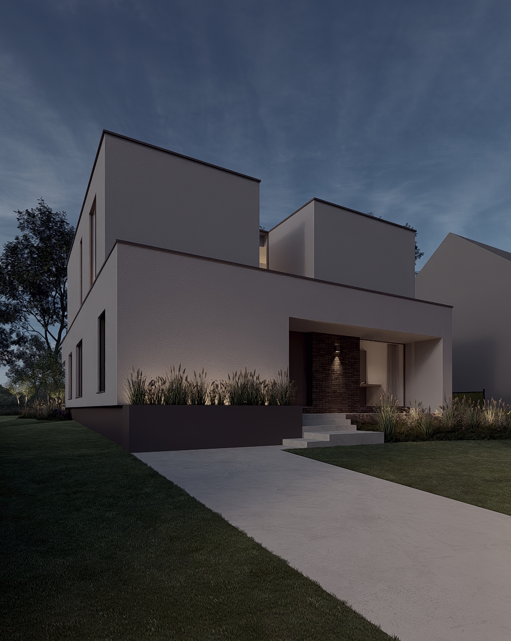 BSL_21 Interieuw ontwerp van een nieuwbouwwoning